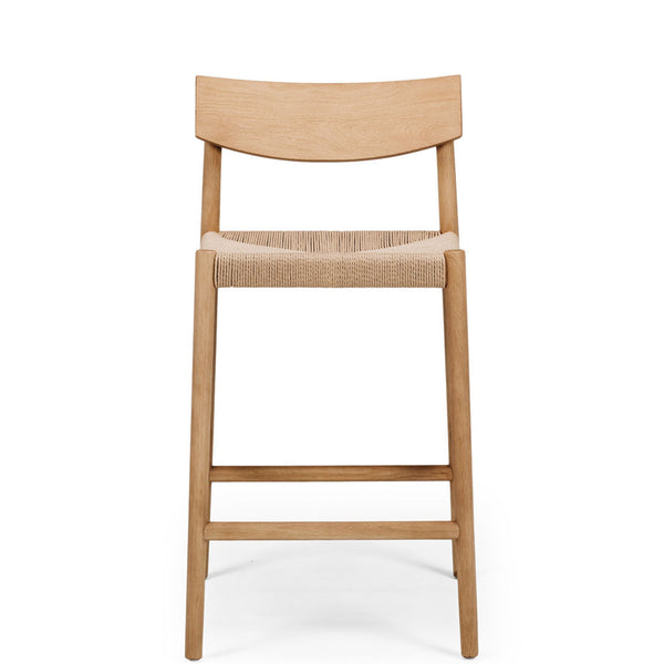 veloster highback wooden bar stool natural