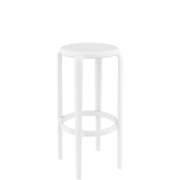 siesta tom commercial bar stool 75cm white 1