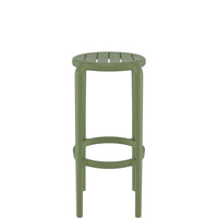 siesta tom bar stool 75cm olive green