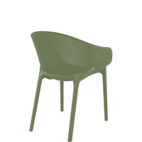 siesta sky pro commercial chair olive green 1