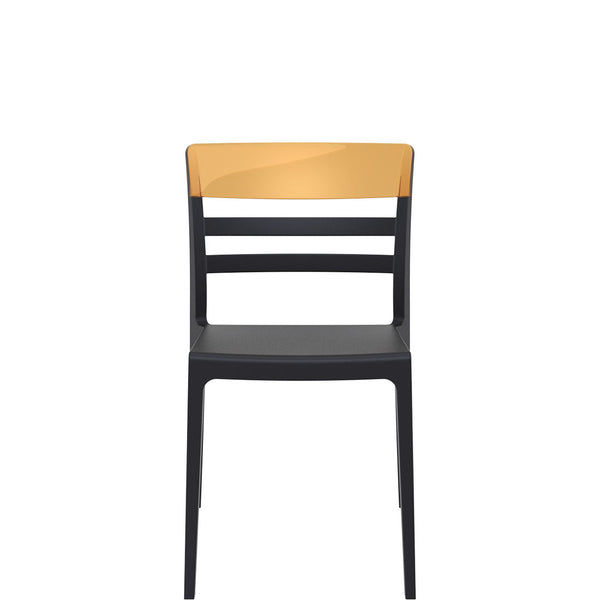 siesta moon commercial chair black/amber