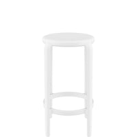 siesta tom bar stool 65cm white 2