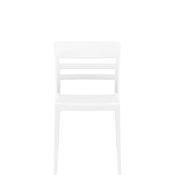 siesta moon commercial chair white/white