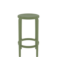 siesta tom bar stool 65cm olive green 2