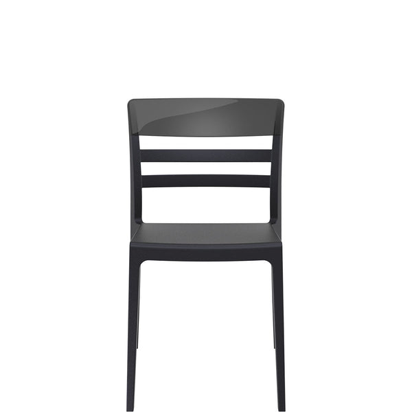 siesta moon commercial chair black/black
