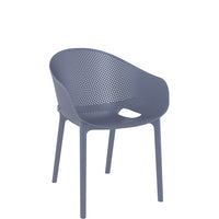 siesta sky pro outdoor chair dark grey 1