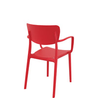 siesta lisa outdoor armchair red 4