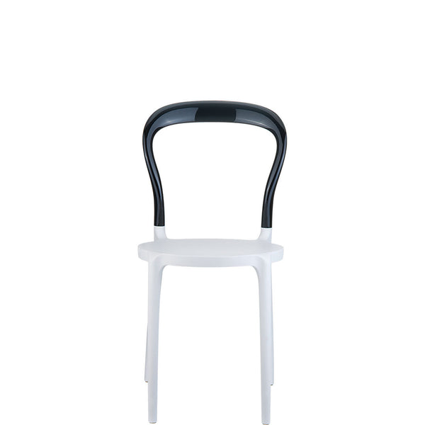 siesta mr bobo commercial chair white/black