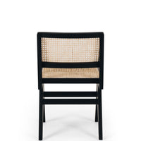 classic wooden chair black oak 3