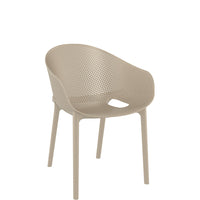 siesta sky pro commercial chair taupe 1