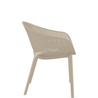siesta sky pro commercial chair taupe 3