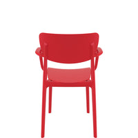 siesta lisa outdoor armchair red 2