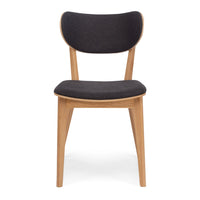 cesca chair dark grey upholstery 2