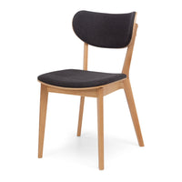 cesca chair dark grey upholstery 1