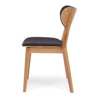 cesca chair dark grey upholstery 3