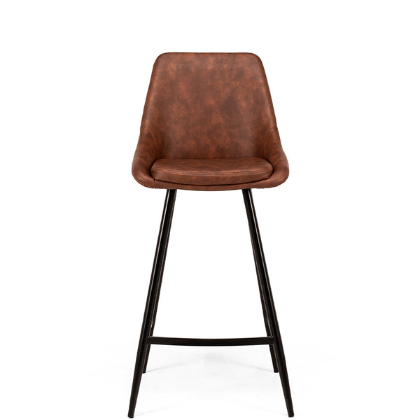 birch bar stool saddle