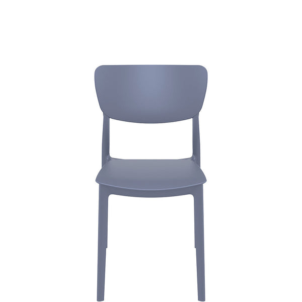 siesta monna commercial chair dark grey