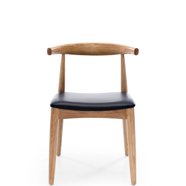 elbow chair natural oak