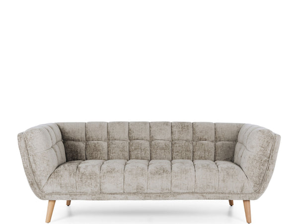 nebraska 3 seater sofa pearl grey