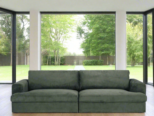 metro sofa green