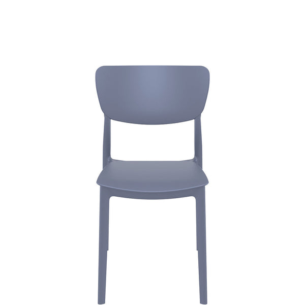 monna commercial chair dark grey