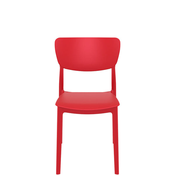 monna commercial chair red