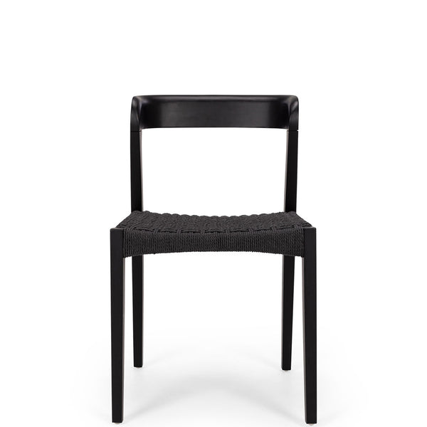 nevada dining chair black ash