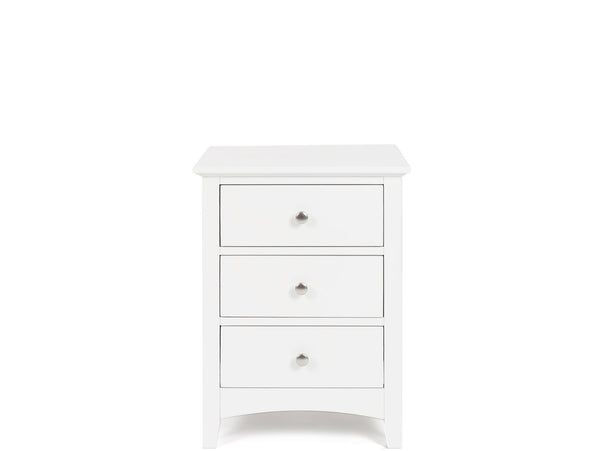 paris 3 drawer bedside table