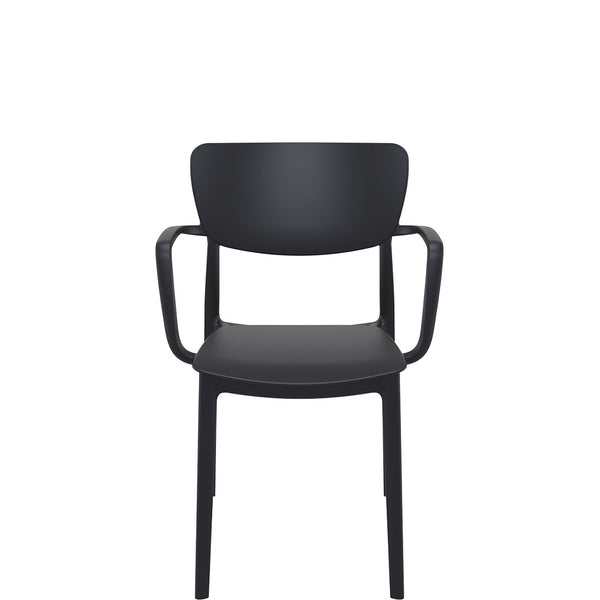 siesta lisa armchair black