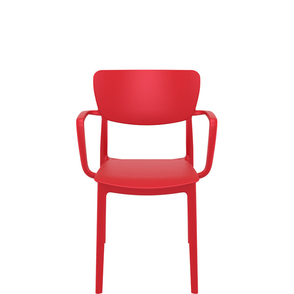 siesta lisa armchair red