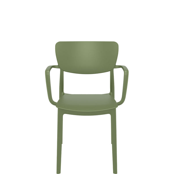 siesta lisa outdoor armchair olive
