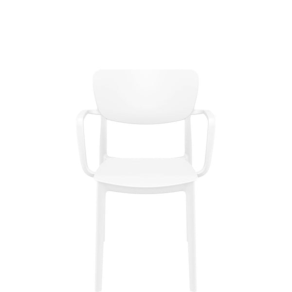 siesta lisa outdoor armchair white