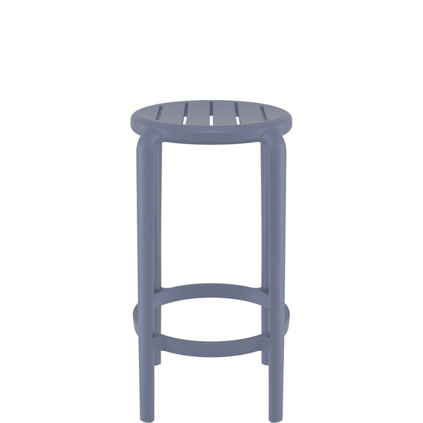 siesta tom bar stool 65cm dark grey