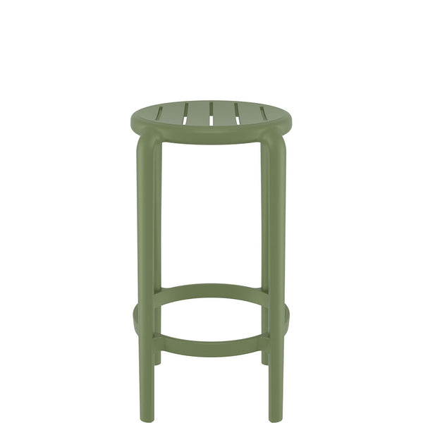 siesta tom bar stool 65cm olive green