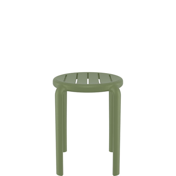 tom bar stool 45cm olive green
