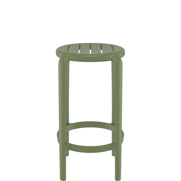 tom bar stool 65cm olive green