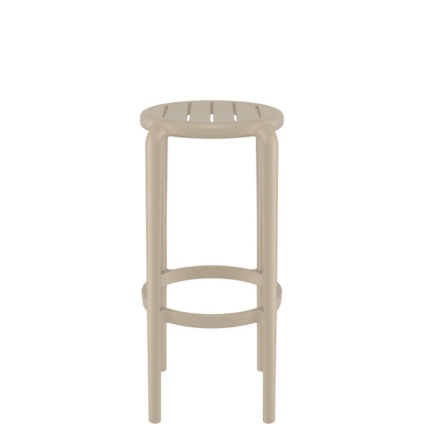 tom bar stool 75cm taupe