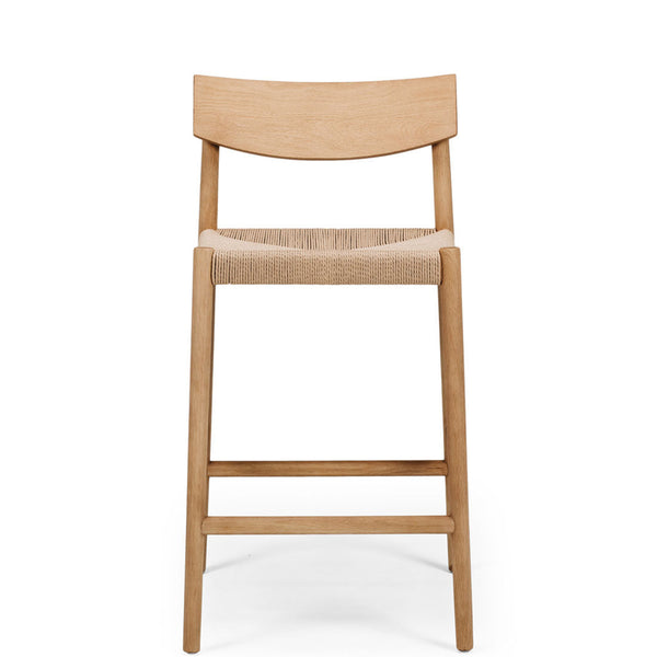 veloster wooden bar stool natural oak