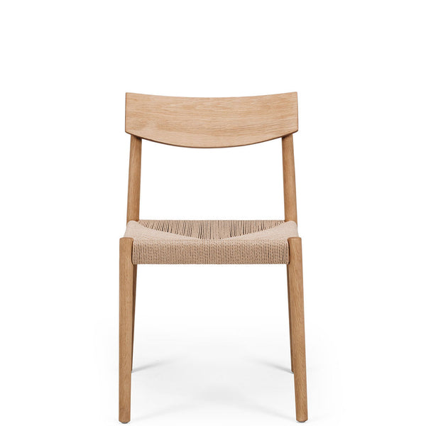 veloster wooden chair natural oak