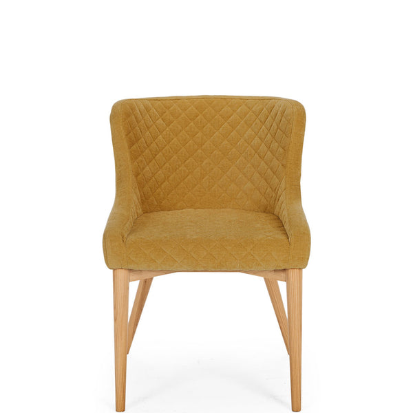 venice dining chair honey gold