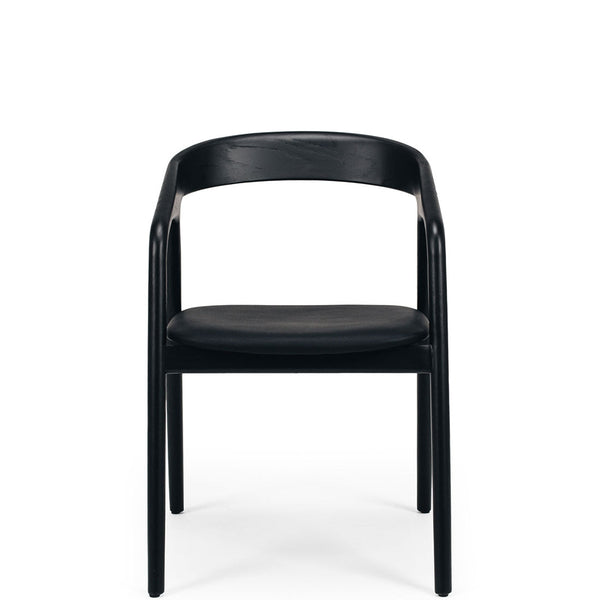 vienna wooden chair black oak