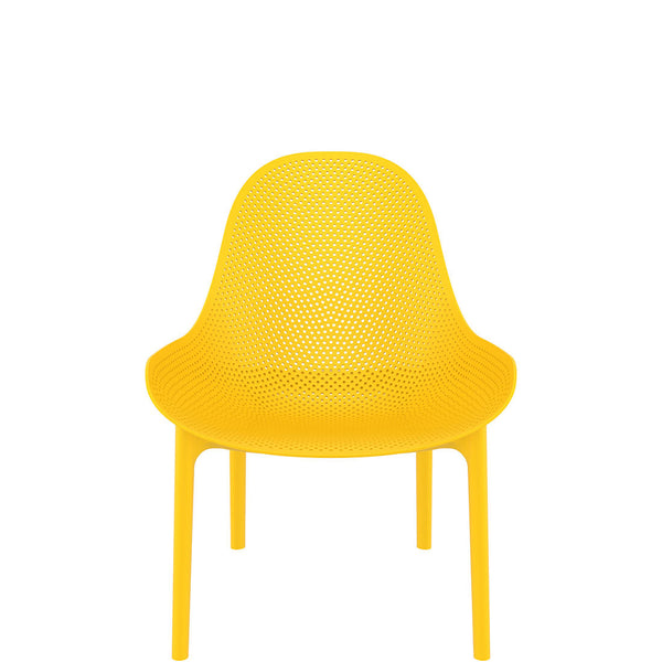 siesta sky lounge commercial chair yellow