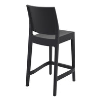 siesta maya outdoor bar stool 65cm black 4