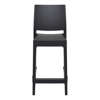 siesta maya bar stool 65cm black 3