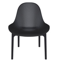 siesta sky lounge outdoor chair black 2