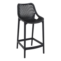 siesta air outdoor bar stool 65cm black 1