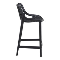 siesta air kitchen bar stool 65cm black 2