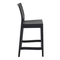 siesta maya bar stool 65cm black 6