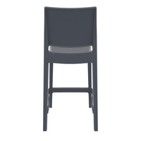 siesta maya bar stool 65cm dark grey 4