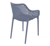 siesta air xl commercial chair dark grey 3